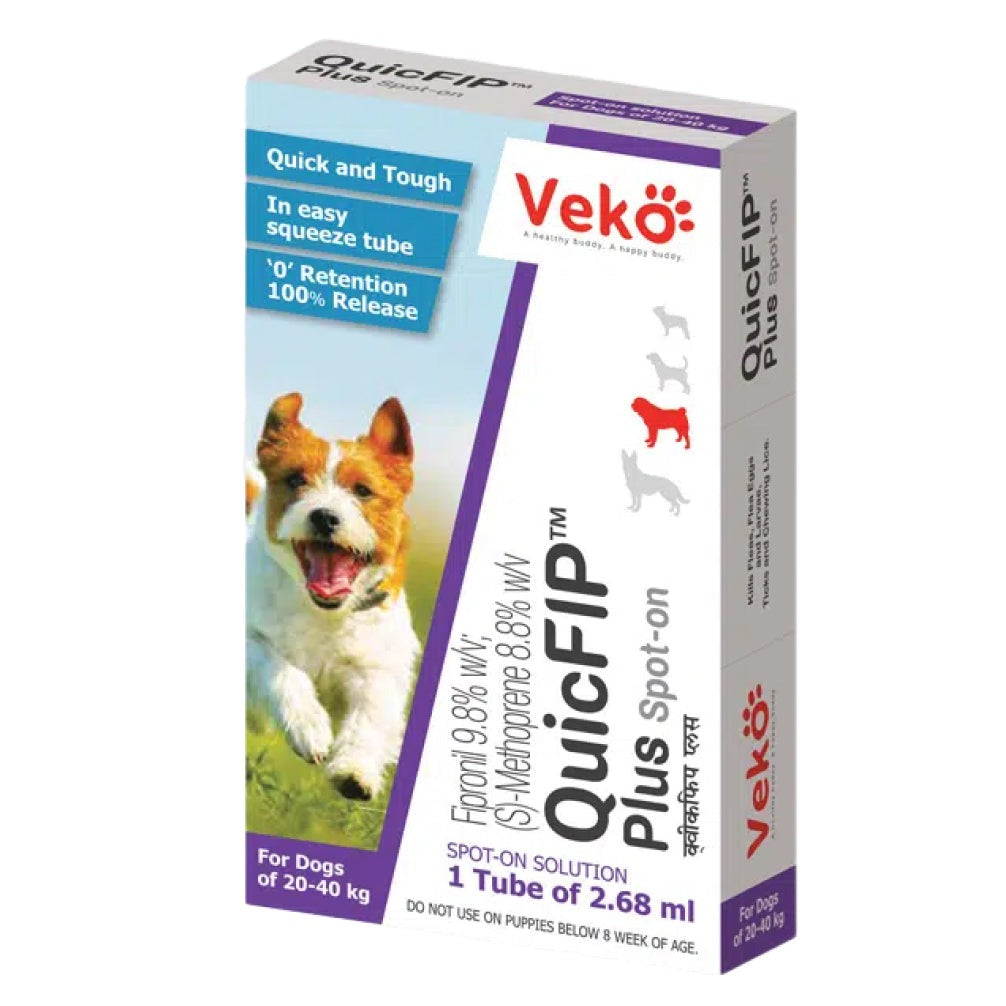 Veko QuicFIP Plus Spot On for Dogs