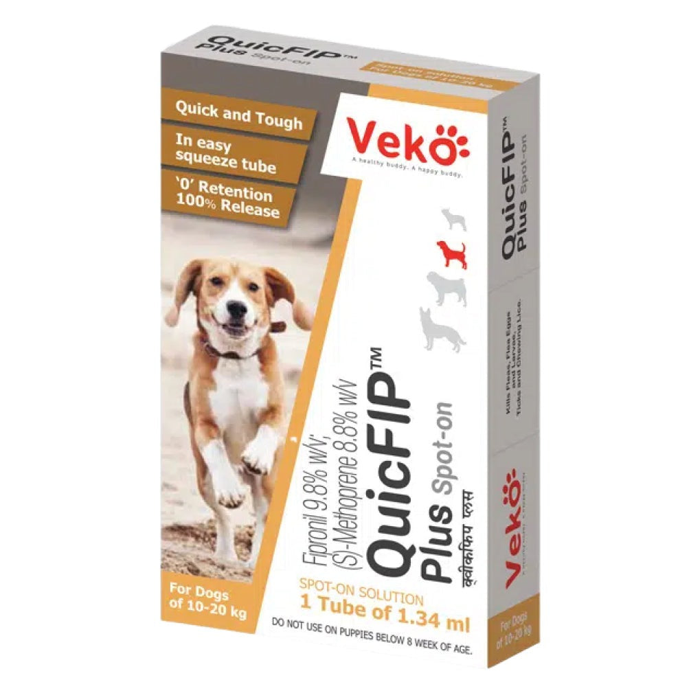 Veko QuicFIP Plus Spot On for Dogs