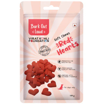 Bark Out Loud by Vivaldis Red Hearts Spanish Dog Treats