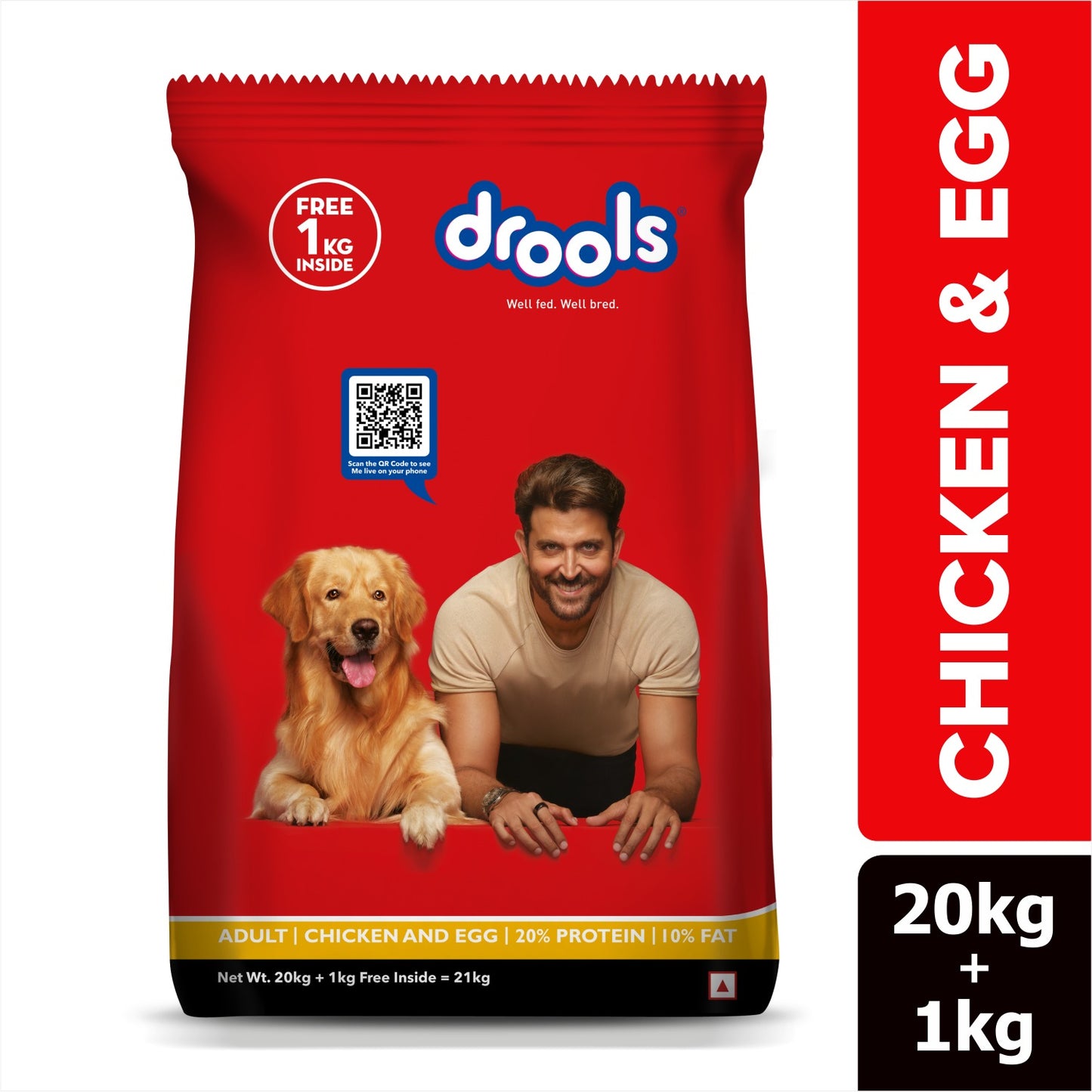 Drools Chicken and Egg Adult Dog Dry Food