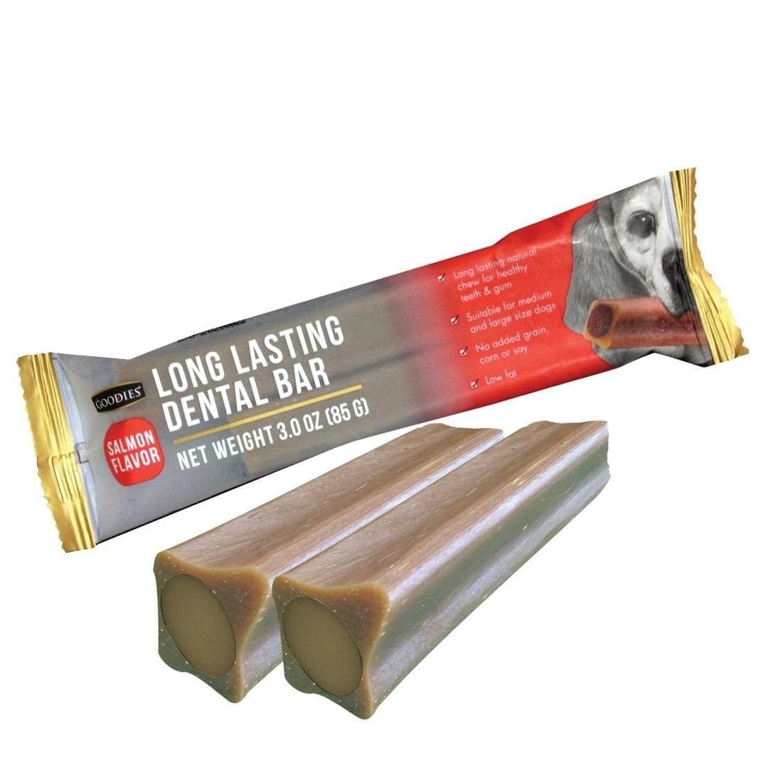 Goodies Long Lasting Dental Bar Salmon Dog Treats