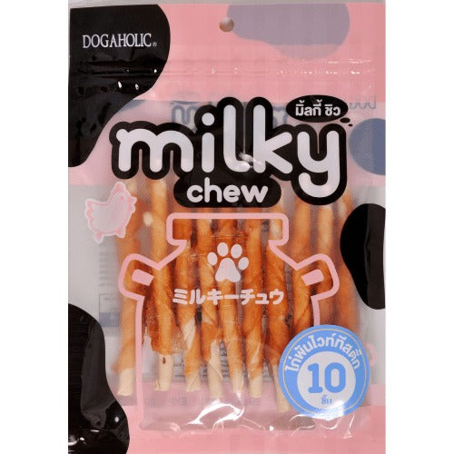 Dogaholic Milky Chew Chicken Stick Style Dog Treats