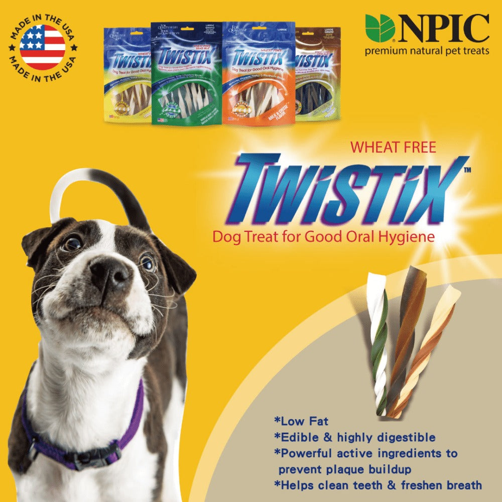 NPIC Twistix Peanut & Carob Flavor Dog Treat