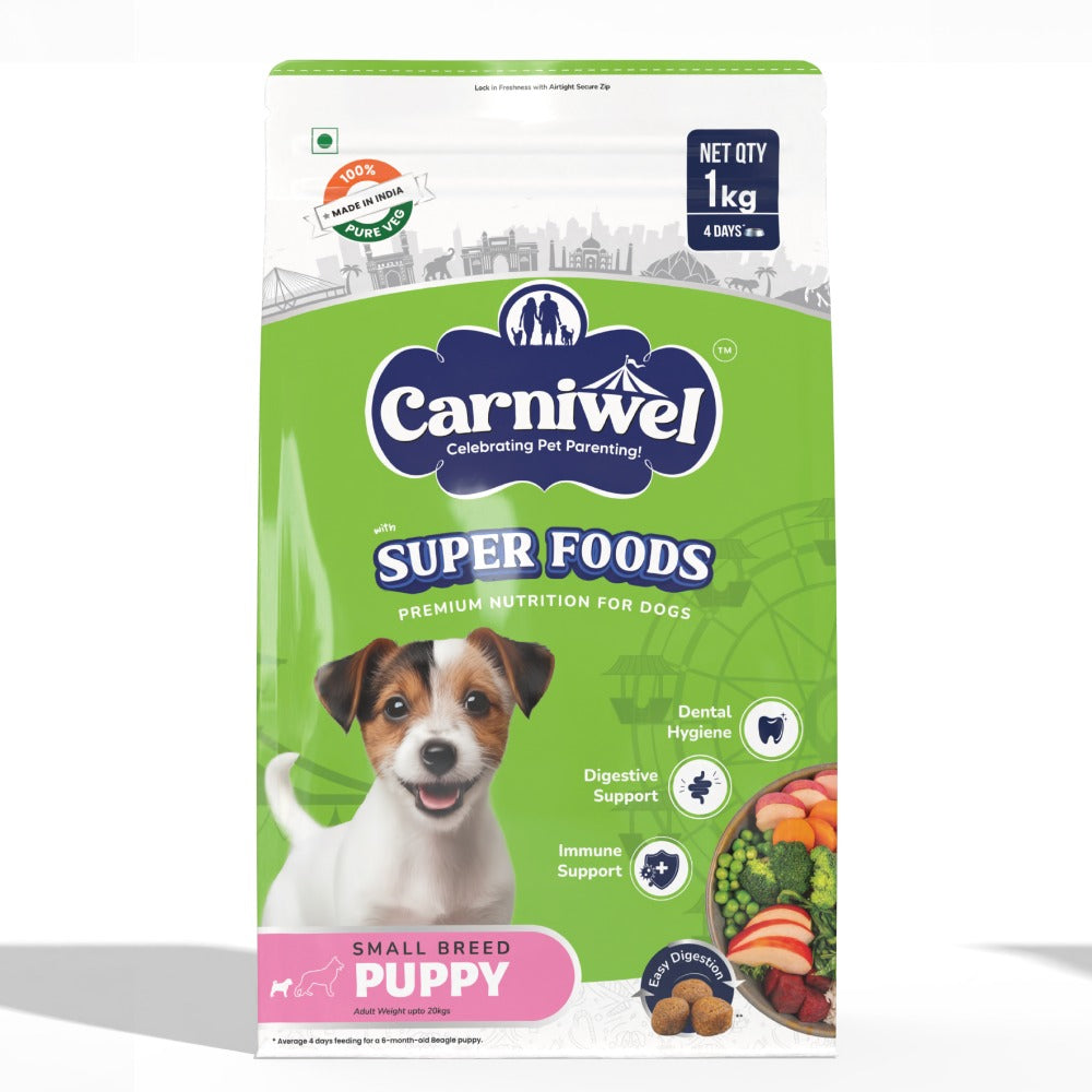 Carniwel Superfoods Veg Kibble Small Breed Puppy Dog Dry Food