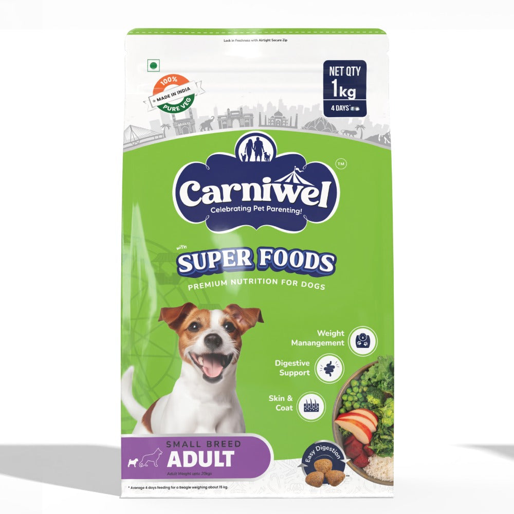 Carniwel Superfoods Veg Kibble Small Breed Adult Dog Dry Food